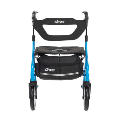 Nitro Sprint Foldable Rollator Walker With Seat (102662BL) By Drive