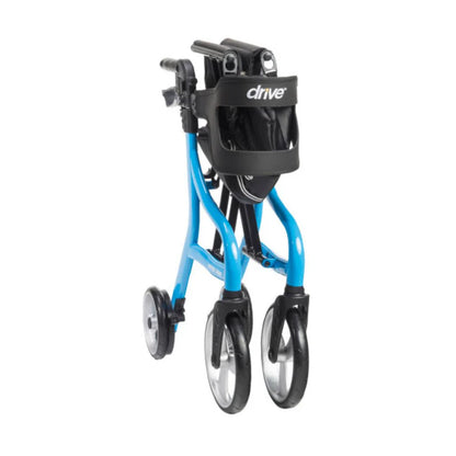 Nitro Sprint Foldable Rollator Walker With Seat (102662BL) By Drive