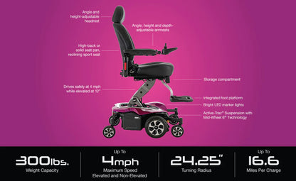 Pride Mobility Jazzy Air-2 Elevating Power Wheelchairs