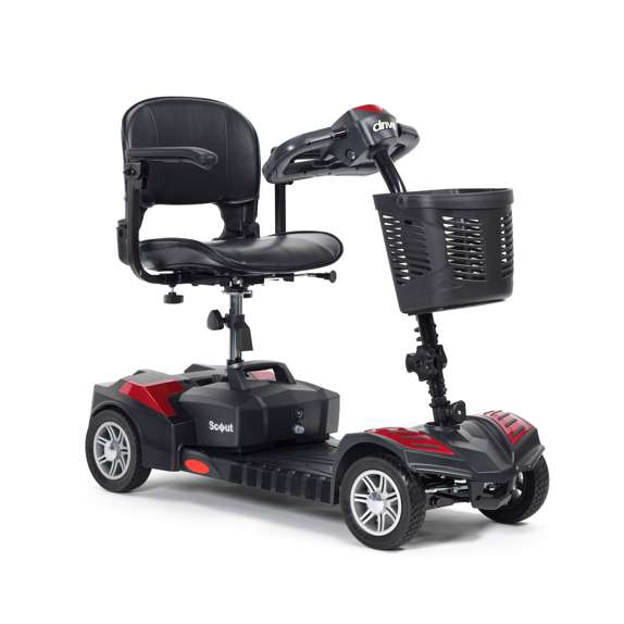 Drive Medical Scout-LT4 Compact Travel Power Scooter 4 Wheel