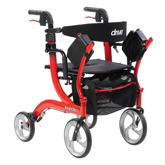 Nitro Duet Rollator and Transport Chair RTL10266DT By Drive