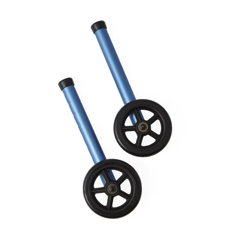 Medline Adult Folding Paddle Walker With 5" Wheel (MDS86410KDBW) By Medline