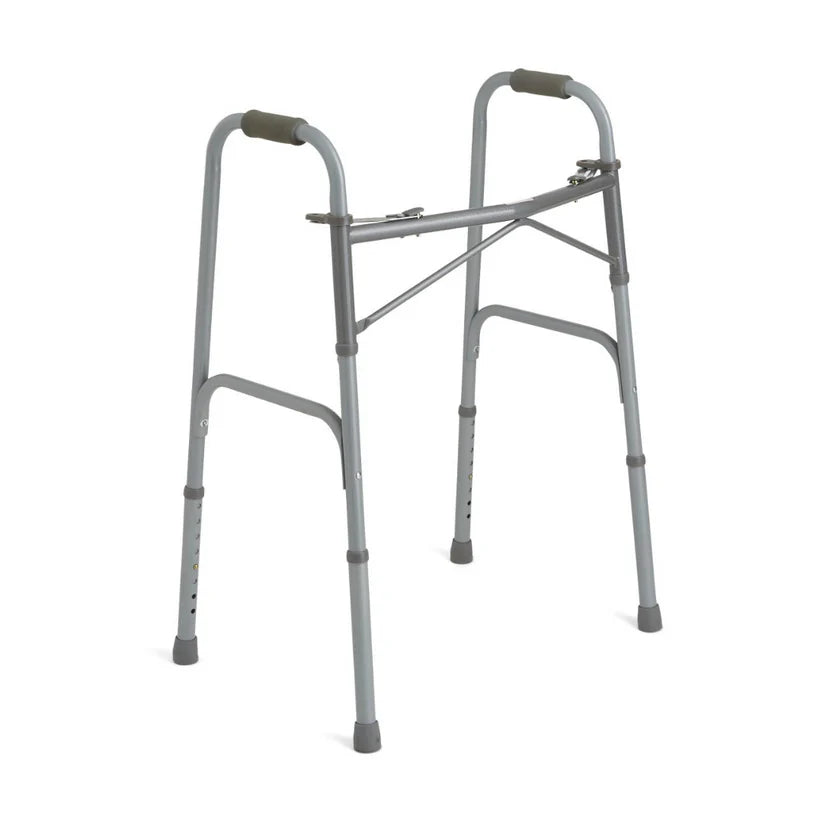 Medline Bariatric 2 Button Folding Walker (MDS86410XWB) By Medline