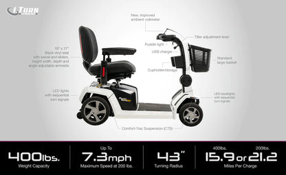 Zero Turn 10 Mobility Scooters (S710ZT) By Pride