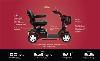 Victory 10 4-Wheel SC-710 by Pride Mobility Scooter By Pride